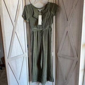 Madden Girl Olive Button-Up Top